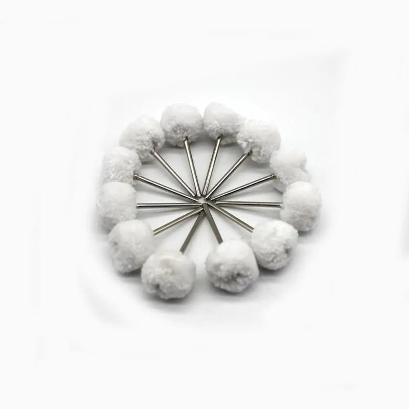 20pcs Cotton Thread Mounted Abrasive Polishing Wheel Jewelry Tools