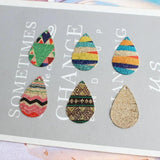 10pcs Water Droplets Pattern Pendants DIY Jewelry Bracelet Charm Hair Accessorie