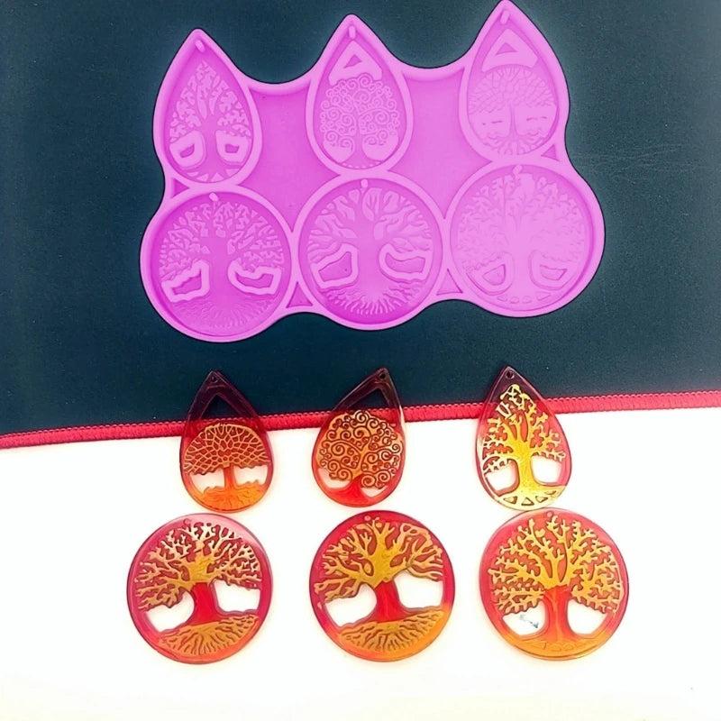 Tree of Life Silicone Mold for Resin Jewelry Making
