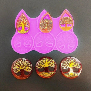 Tree of Life Silicone Mold for Resin Jewelry Making