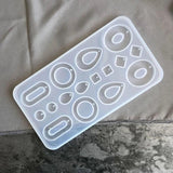 Crystal Epoxy Resin Mold Earrings Pendant Casting Silicone Mould DIY Crafts
