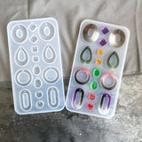 Crystal Epoxy Resin Mold Earrings Pendant Casting Silicone Mould DIY Crafts