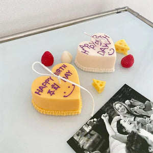 Love Heart Shape Cake Candle Mold DIY Valentine Decor