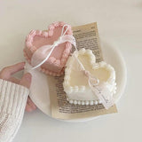Love Heart Shape Cake Candle Mold DIY Valentine Decor