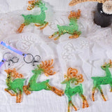 Christmas Elk Keychain Epoxy Resin Mold Silicone Mould