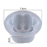Cat Paw Epoxy Resin Silicone Mold DIY Ornaments Crafts Making Tools