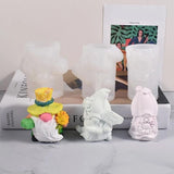 Bearded Dwarf Epoxy Casting Mold for Christmas Party Decor