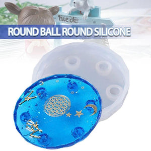 Silicone Round Coaster Mold Epoxy Resin Casting Cup Pad Mould