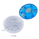 Silicone Round Coaster Mold Epoxy Resin Casting Cup Pad Mould