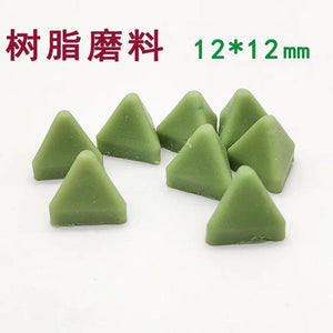 12x12mm Jewelry Resin Tetrahedron Polishing Rock Tumbler Lapidary Filler