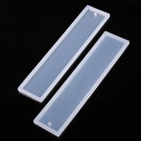 5pcs Silicone Epoxy Resin Bookmark Mold Pendant Charms DIY Mould