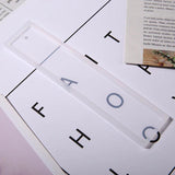 5pcs Silicone Epoxy Resin Bookmark Mold Pendant Charms DIY Mould