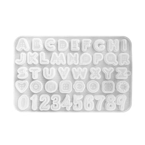 Alphabet and Number Silicone Muffin Pan Mold DIY Baking Cookies Fondant Mold