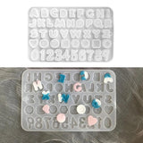Alphabet and Number Silicone Muffin Pan Mold DIY Baking Cookies Fondant Mold