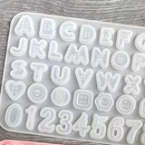 Alphabet and Number Silicone Muffin Pan Mold DIY Baking Cookies Fondant Mold