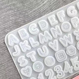 Alphabet and Number Silicone Muffin Pan Mold DIY Baking Cookies Fondant Mold