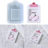 Quicksand Silicone Mold Resin Casting Shaker Mold for DIY Pendant Keychain