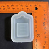 Quicksand Silicone Mold Resin Casting Shaker Mold for DIY Pendant Keychain
