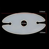 Resin Wine Rack Mold Translucent Glass Holder Tray Epoxy Casting Silicone
