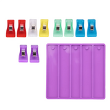 Credit Card Puller Silicone Mold, 10 Assorted Acrylic Debit Bank Cards