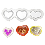 Glossy Geometry Silicone Resin Mold DIY Keychain Pendant for Bag Decorations