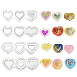 Glossy Geometry Silicone Resin Mold DIY Keychain Pendant for Bag Decorations