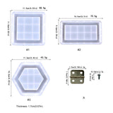 Square Silicone Jar Resin Mold for Epoxy Casting
