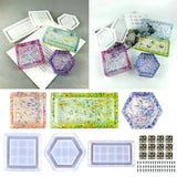 Square Silicone Jar Resin Mold for Epoxy Casting