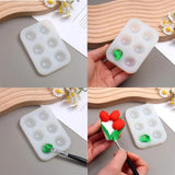 Silicone Artist Paint Palette Mold DIY Resin Mold Paint Tray Mold