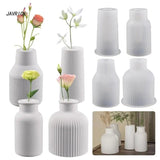 3D Flower Vase Silicone Mold DIY Decorative Crafts Mold