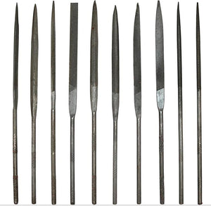 10pcs Diamond Mini Needle File Set 140mm for Ceramic Glass Gem Stone Craft