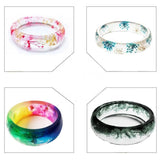 4PCS Silicone Mould Mold Round for Bangle Bracelet Jewelry DIY