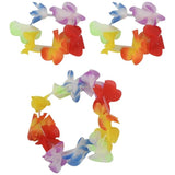 Pink Children Hawaiian Grass Skirt Hula Luau Party