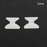 20 Pairs 1.8mm Soft Silicone Nose Pads Glasses Accessories