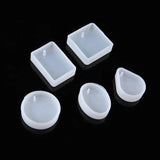 Silicone Keychain Pendant Mold Crafts Resin Casting Mould Kit DIY Ornament