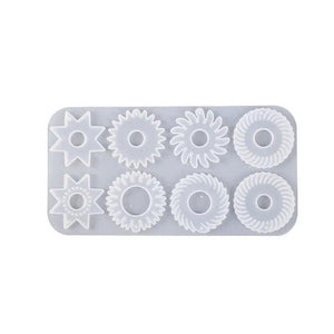 Gear Pendant Silicone Mold DIY Earring Necklace Crystal Epoxy Resin Mould