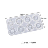 Gear Pendant Silicone Mold DIY Earring Necklace Crystal Epoxy Resin Mould