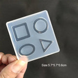1PC Silicone Geometric Jewelry Mold for Earrings