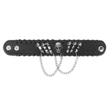 Men's Gothic Skull Chain Wristband Bracelet