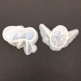 DIY Mermaid Angel Silicone UV Resin Jewelry Tools Dried Flower Molds Pendant