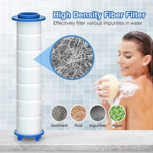 10Pcs Shower Filter for Hard Water - Remove Chlorine and Fluoride