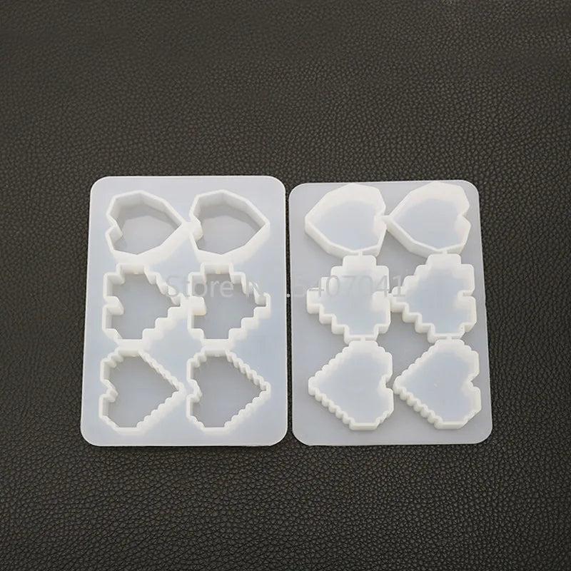 Heart Resin Jewelry Mold Flower Silicone Epoxy Tools