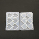 Heart Resin Jewelry Mold Flower Silicone Epoxy Tools