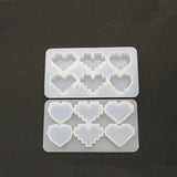 Heart Resin Jewelry Mold Flower Silicone Epoxy Tools