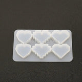 Heart Resin Jewelry Mold Flower Silicone Epoxy Tools