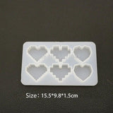 Heart Resin Jewelry Mold Flower Silicone Epoxy Tools