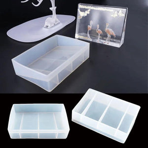 Rectangle Photo Frame Silicone Jewelry Resin Mold