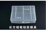 Rectangle Photo Frame Silicone Jewelry Resin Mold