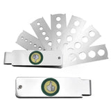 Stainless Steel Diamond Gem Fan Gauge Stone Measuring Tool