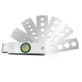 Stainless Steel Diamond Gem Fan Gauge Stone Measuring Tool